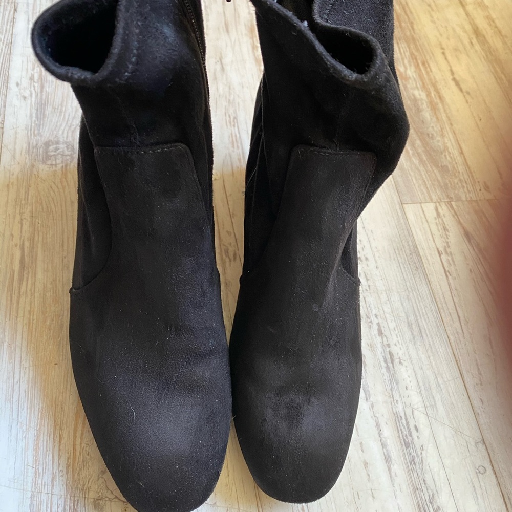 Loft ultra suede sock boots